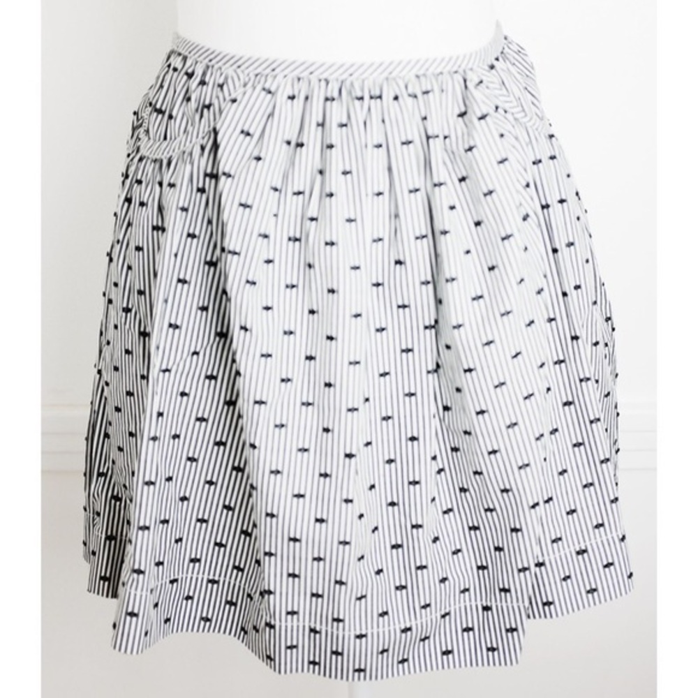 See by Chloe • Seersucker Swiss Dot Mini Skirt